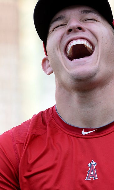 Angels' birthday boy Trout hoping for present in October